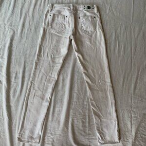 Dollhouse White Straight Leg Skinny Jeans